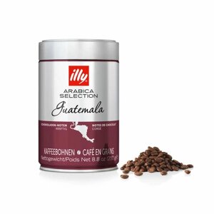 Кофе в зернах ILLY Gvatemala ИТАЛИЯ, 250 г, в жестяной банке, арабика 100%ИТАЛИЯ