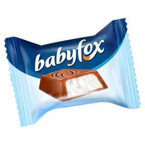 Конфеты шоколадные мини BABYFOX c молочной начинкой, 500 г
