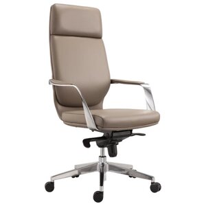 Кресло офисное BRABIX PREMIUM Resonance EX-755, мультиблок, алюминий, экокожа, бежевое, 532488