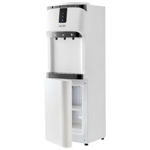 Кулер для воды vatten V02WKB, напольный, нагрев/охлаждение компрессор, холодильник, 3 крана, белый, 0604