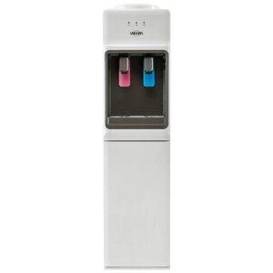 Кулер для воды vatten V44WE, напольный, нагрев/охлаждение электронное, шкаф, 2 крана, белый, 4582