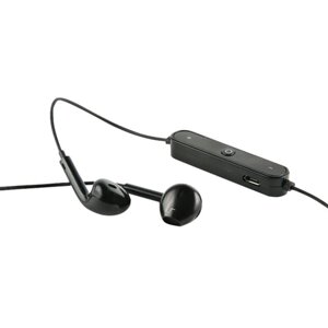 Наушники с микрофоном (гарнитура) RED LINE BHS-01, Bluetooth, беспроводные, черные