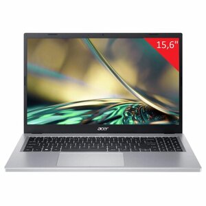Ноутбук ACER aspire 3 A315-24P-R2b8 15,6, ryzen 5 7520U 8 gb, SSD 256 gb, NO DVD, windows 11, серебряный