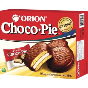 Печенье ORION Choco Pie Original 360 г (12 штук х 30 г)