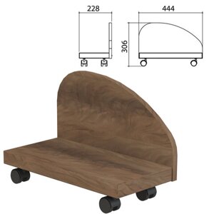 Подставка под системный блок Приоритет, 228х444х306 мм, лагос, К-929