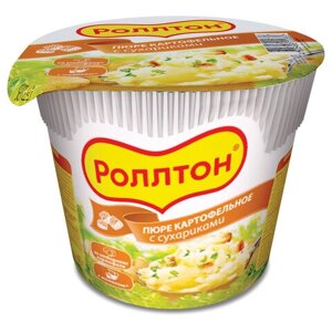 Пюре картофельное РОЛЛТОН с сухариками 40 г