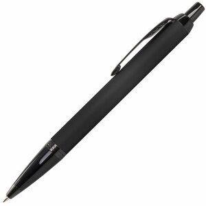 Ручка шариковая PARKER IM Achromatic Black BT, черный матовый, нержавеющая сталь, синяя, 2127618