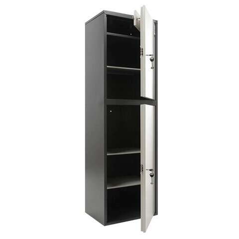 Шкаф металлический для документов AIKO SL-150/2Т ГРАФИТ, 1490х460х340 мм, 36 кг