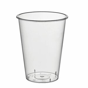 Стакан одноразовый пластиковый, прозрачный, сверхплотный, 375 мл, Bubble Cup, ВЗЛП