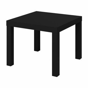 Стол журнальный Лайк аналог IKEA (550х550х440 мм), черный