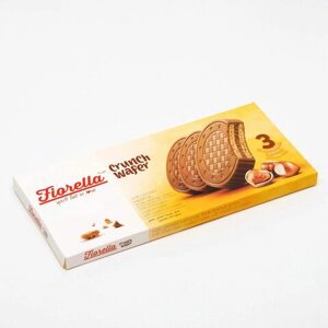 Вафли FIORELLA в молочном шоколаде с ореховой начинкой 60 г, ТУРЦИЯ