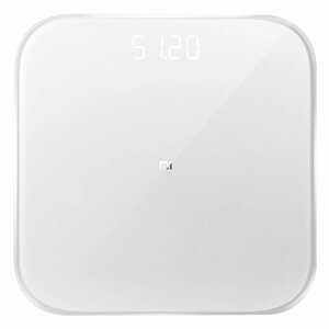 Весы напольные XIAOMI Mi Smart Scale 2, электронные, максимальная нагрузка 150 кг, квадрат, стекло, белые