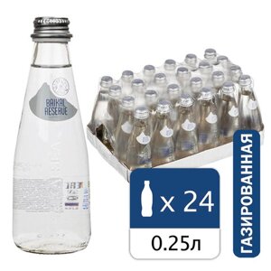 Вода газированная минеральная baikal reserve 0,25 л, стеклянная бутылка