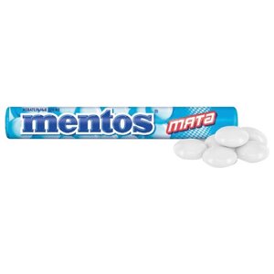 Жевательное драже MENTOS (Ментос) Мята, 37 г
