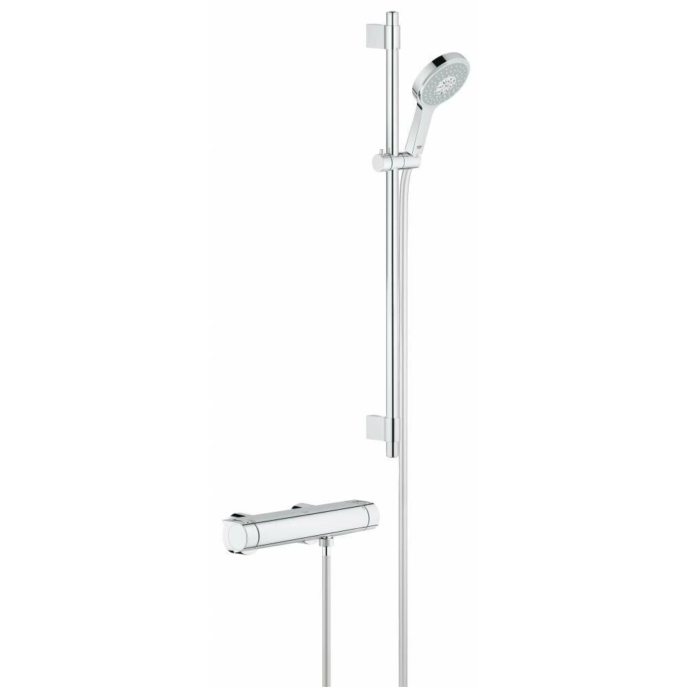 34482001 GROHE Grohtherm 2000 Термостат для душа с душевым гарнитуром, штанга 900 мм хром от компании MetSnab - фото 1