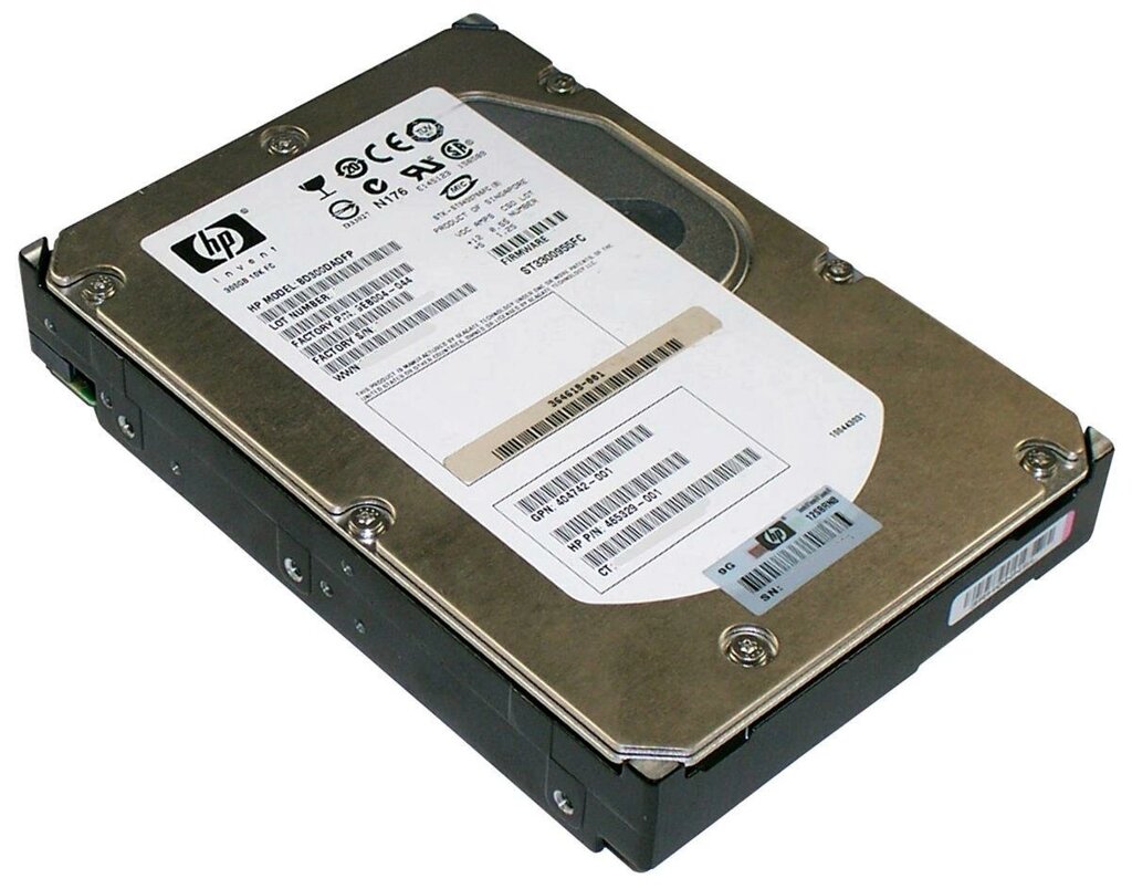 404742-001 HP 300GB Жесткий диск HP 300Гб для сервера, 3.5quot; 10000 rpm Fibre Channel 200 Мб/с HDD от компании MetSnab - фото 1