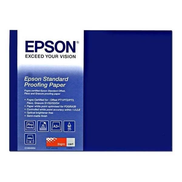 45005 Полуматовая фотобумага для цветопробы EPSON Standard Proofing Paper (205) A3 (100л., 205 г/м2) от компании MetSnab - фото 1