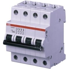 ABB Автоматический выключатель 4-полюсный 63 А, тип D, 10 кА S204MT-D63. ABB. 2CDS274006R0631 от компании MetSnab - фото 1