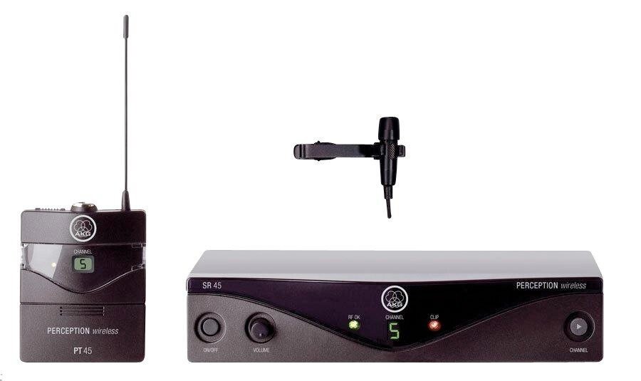 AKG Perception Wireless 45 Pres Set BD-A (530-560): радиосистема с портативным передатчиком, 4-8 каналов+петличный от компании MetSnab - фото 1