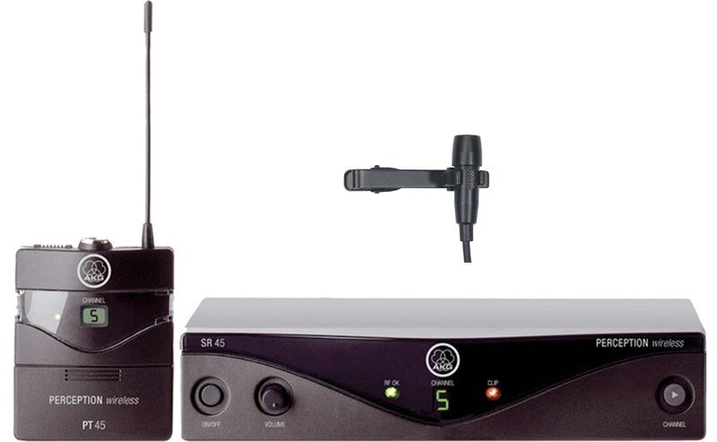 AKG Perception Wireless 45 Pres Set BD B1 (748.1-751.9МГц) радиосистема: SR45 стац приёмник, 1хPT45 от компании MetSnab - фото 1