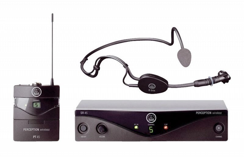 AKG Perception Wireless 45 Sports Set BD U2 (614-634): радиосистема с порт. передатчиком, 8 каналов + микрофон с от компании MetSnab - фото 1