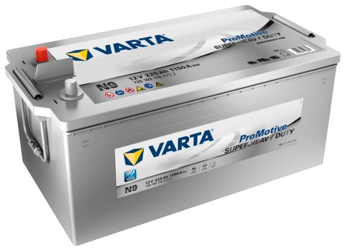 Аккумулятор для грузовиков VARTA Promotive Super Heavy Duty N9 (725 103 115) от компании MetSnab - фото 1