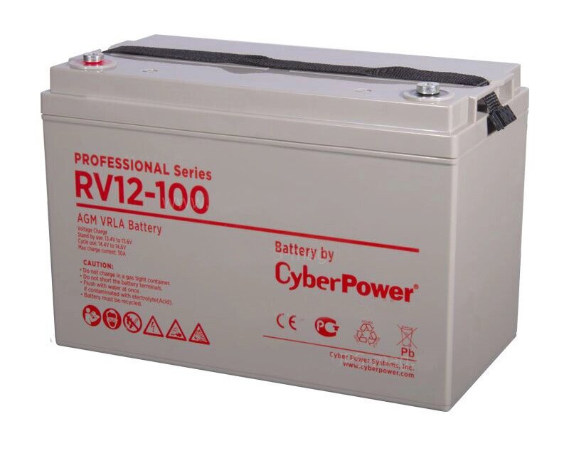 Аккумулятор для ИБП CYBERPOWER RV 12-100 от компании MetSnab - фото 1