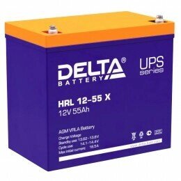 Аккумулятор для ИБП Delta HRL 12-55 X 550А универсальная полярность 55 Ач (229x138x213) от компании MetSnab - фото 1