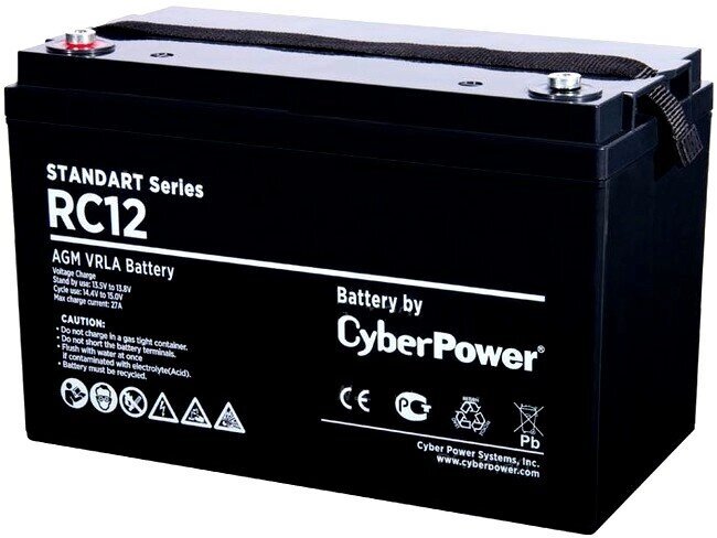 Аккумуляторная батарея CyberPower CyberPower (12V/100Ah) (RC12-100) от компании MetSnab - фото 1