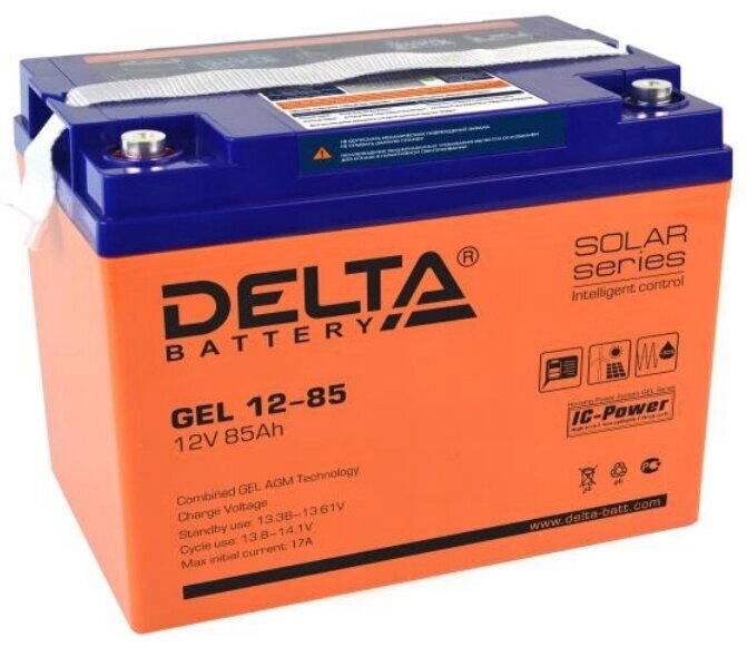 Аккумуляторная батарея DELTA GEL 12-85 от компании MetSnab - фото 1