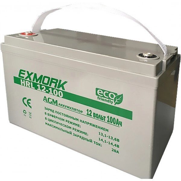 Аккумуляторная батарея EXMORK HRL 12-100 от компании MetSnab - фото 1