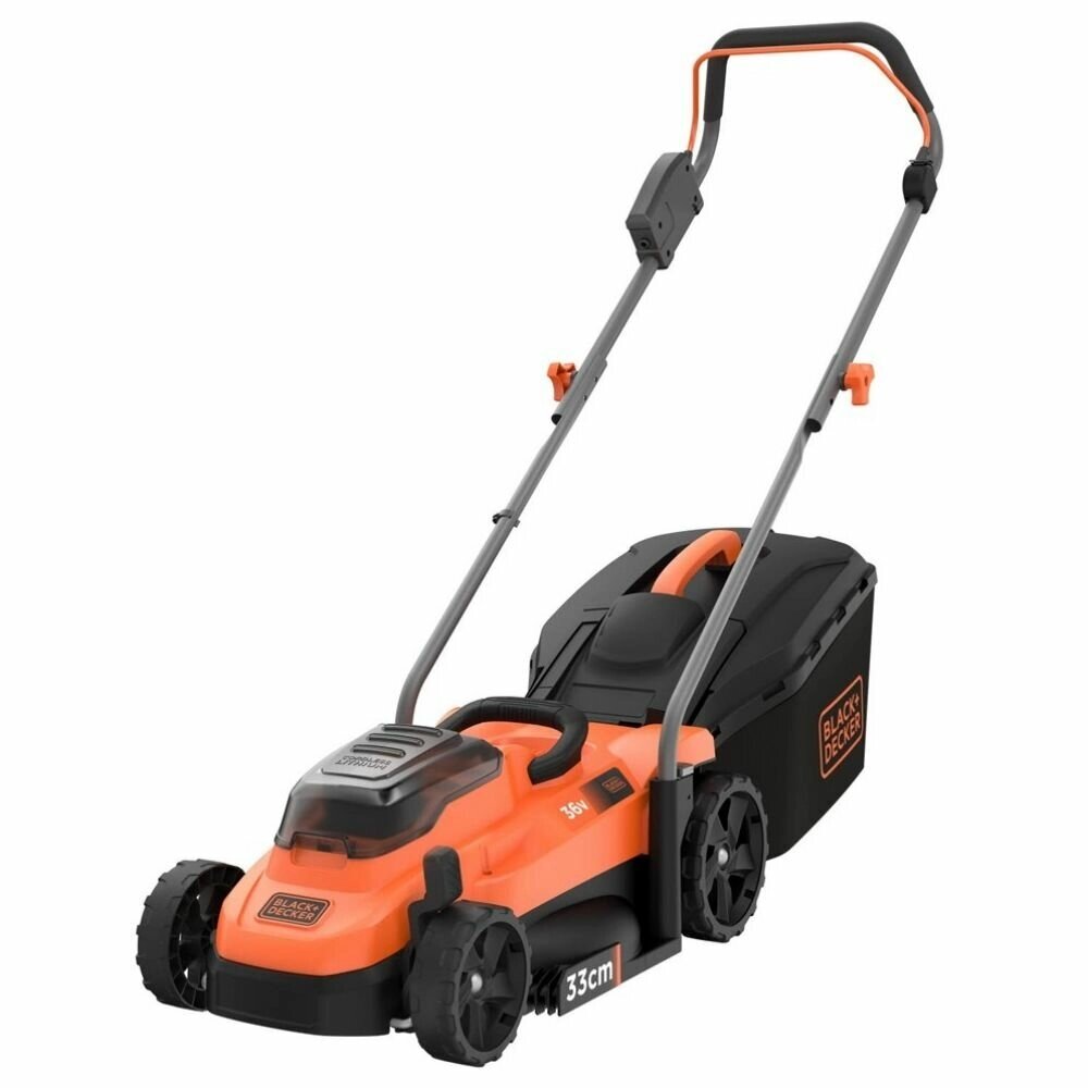 Аккумуляторная газонокосилка 36В, 2.5 Ач, 33 см BLACK+DECKER BCMW3336L1-QW от компании MetSnab - фото 1