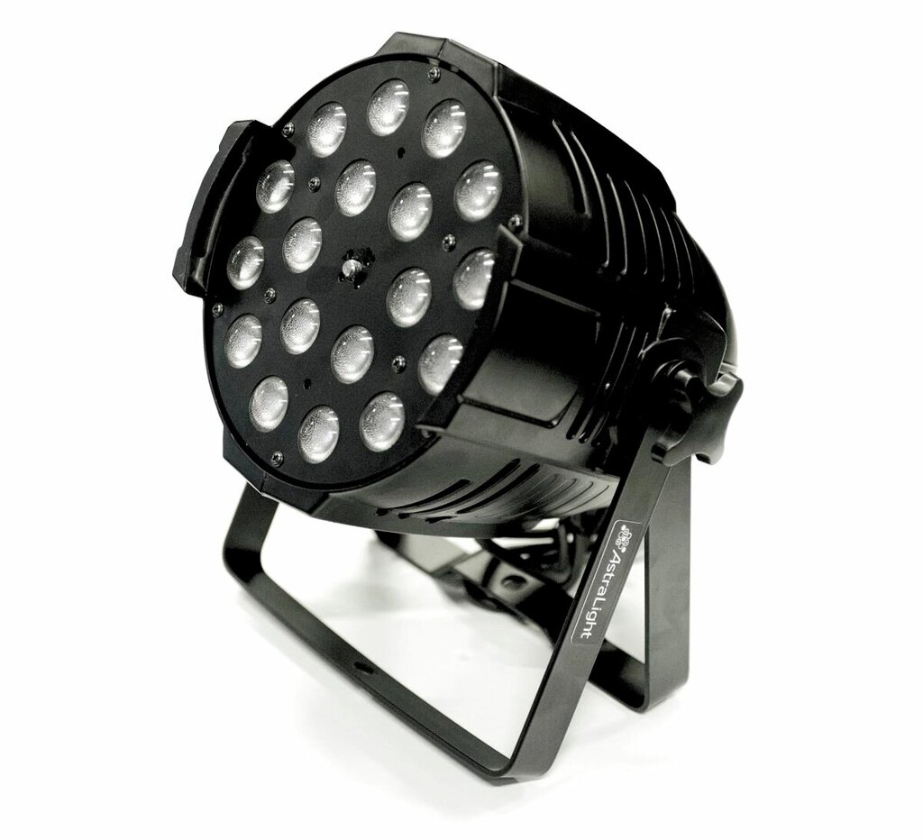 AstraLight Z1018-C световой прибор LED PAR 18 x 12 Dn RGBWA, Zoom 19°-50°, DMX, master/slave, авто от компании MetSnab - фото 1