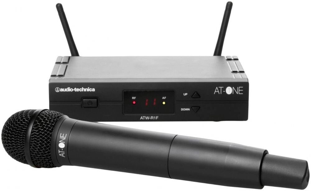 AUDIO-TECHNICA ATW13F - Ручная радиосистема, 4+4 канала UHF с ручным динамическим микрофоном от компании MetSnab - фото 1