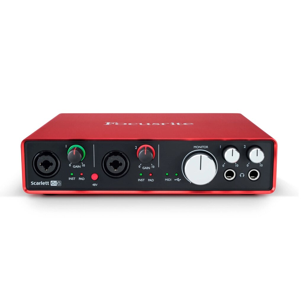 Аудиоинтерфейсы для домашней студии FOCUSRITE Scarlett 6i6 2nd Gen от компании MetSnab - фото 1