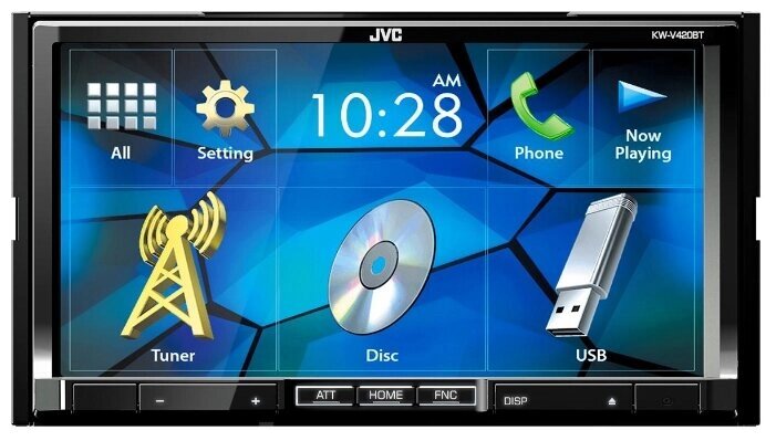 Автомагнитола JVC KW-V420BTQ от компании MetSnab - фото 1