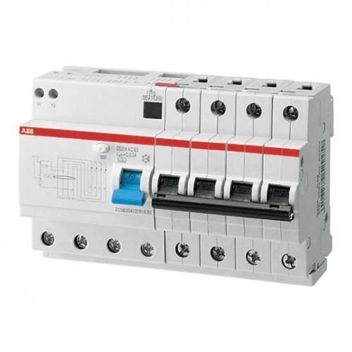 Автомат дифференциальный ABB 2CSR254001R1204 DS204 4P 20А 30mA 6kA (АС) хар. С от компании MetSnab - фото 1