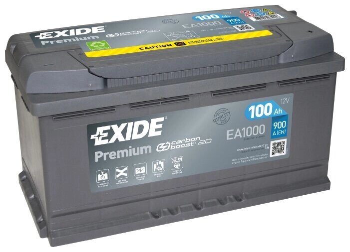 Автомобильный аккумулятор Exide Premium EА1000 от компании MetSnab - фото 1