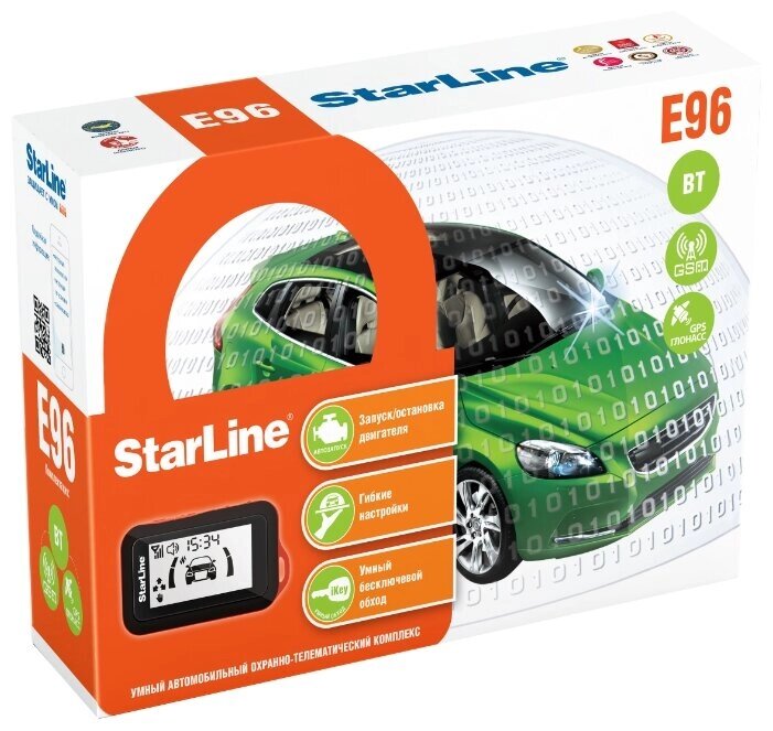 Автосигнализация StarLine E96 BT 2CAN+2LIN GSM GPS от компании MetSnab - фото 1