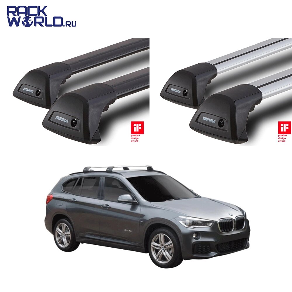 Багажник на крышу Yakima (Whispbar) BMW X1 F48 5 Door SUV с 2016 от компании MetSnab - фото 1