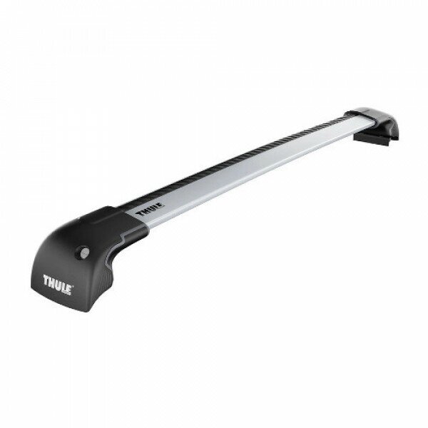 Багажник Thule WingBar Edge на крышу автомобиля Audi A4 Avant с 2008 г. на интегрированный рейлинг (серебристая от компании MetSnab - фото 1