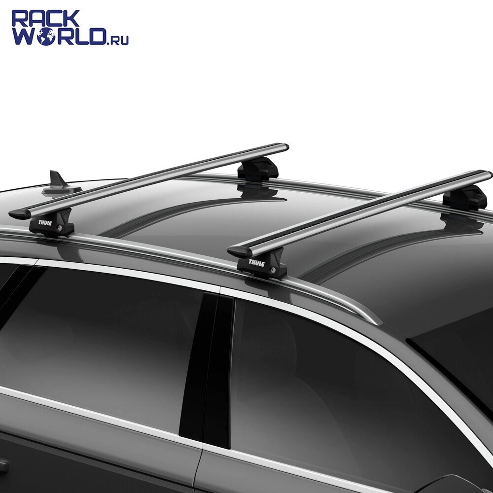 Багажник Thule WingBar Evo на крышу BMW X5, 5-dr SUV 2014-2018 г., интегрированные рейлинги от компании MetSnab - фото 1