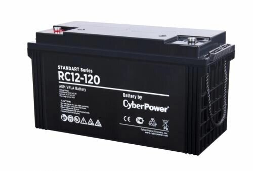 Батарея для ИБП CyberPower RC 12-120 12V 120 Ah от компании MetSnab - фото 1