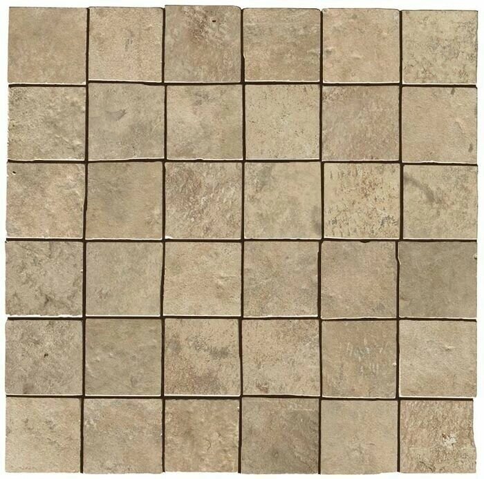 Базовая плитка Atlas Concorde AIX Aix Beige Mosaico Tumbled (A0T0 ) 30x30 Неглазурованный керамогранит (30x30 см.) от компании MetSnab - фото 1