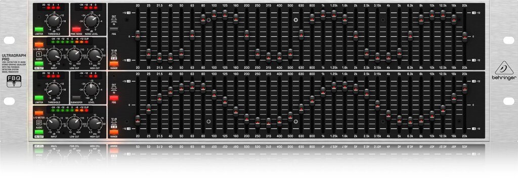 Behringer FBQ6200HD 2-канальный 31-полосный графический эквалайзер от компании MetSnab - фото 1