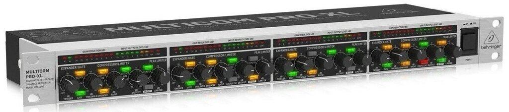 Behringer MDX4600 V2 4-канальный экспандер/ компрессор/ пик-лимитер с энхансером от компании MetSnab - фото 1