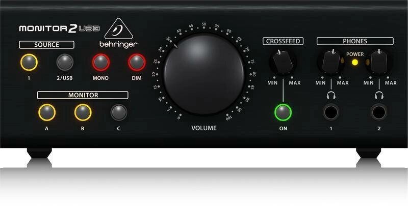 BEHRINGER MONITOR2USB контроллер для системы студийного мониторинга с USB интерфейсом от компании MetSnab - фото 1