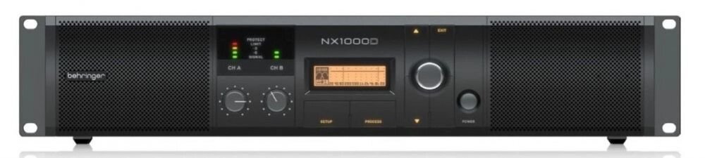 Behringer NX1000D усилитель 2-канальный. DSP Мощность пик. 2 x 500Вт2?/300Вт4?/160Вт8?, мост 1000 от компании MetSnab - фото 1