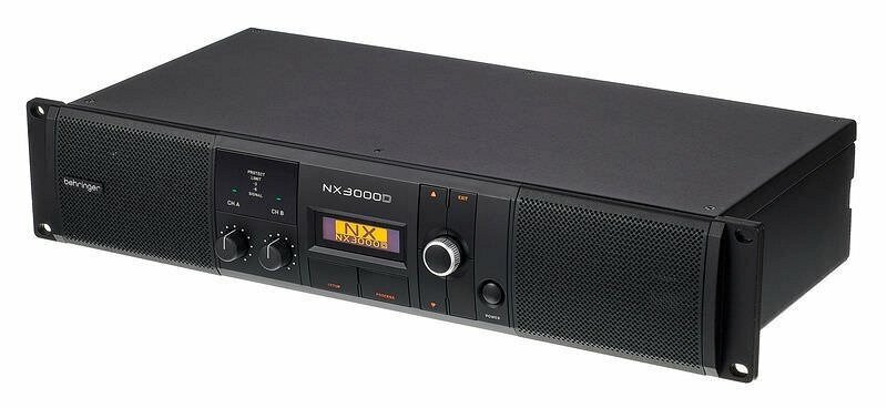 BEHRINGER NX3000D усилитель мощности D класса с DSP, 2 х 1500 Вт @ 2 Ом, 2 х 900 Вт @ 4 Ом, мостовой режим 3000 Вт @ 4 от компании MetSnab - фото 1