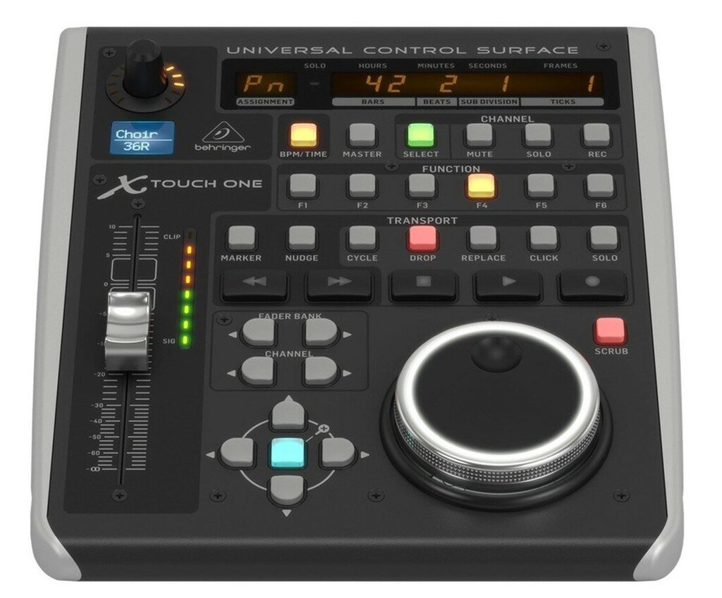 Behringer X-Touch One миниатюрный USB- контроллер от компании MetSnab - фото 1